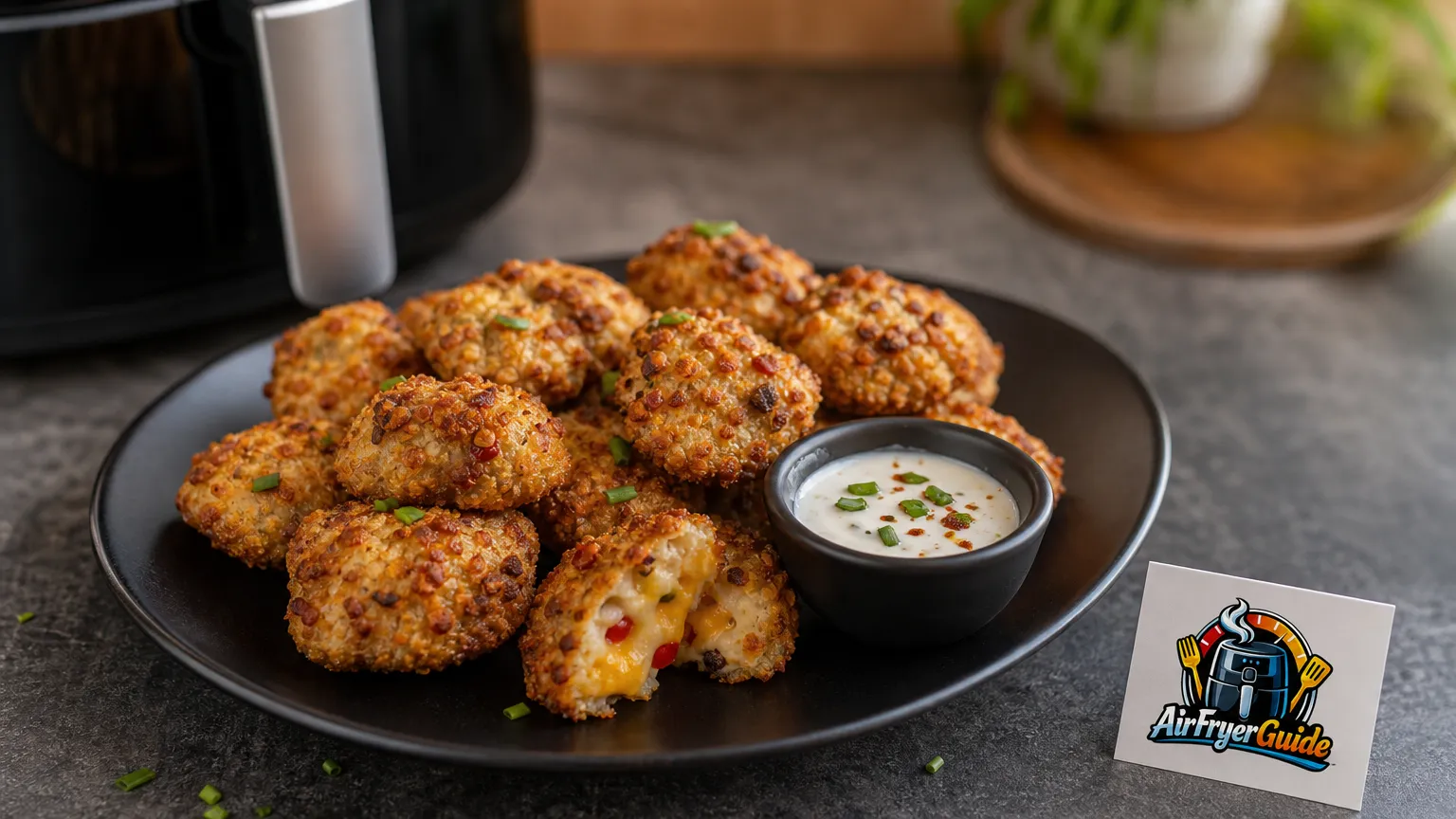 Chili Cheese Nuggets im Airfryer