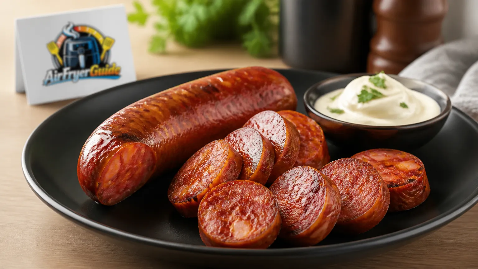 Chouriço aufwärmen im Airfryer