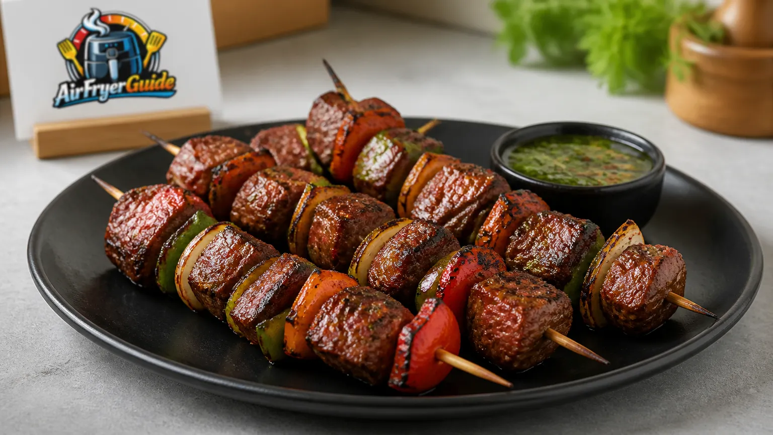 Churrasco Spieße im Airfryer