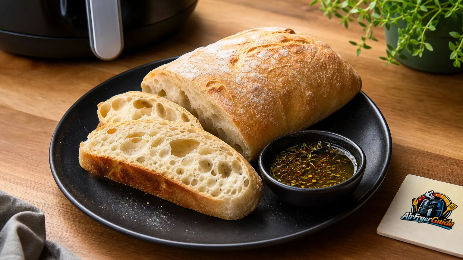 Ciabatta im Airfryer