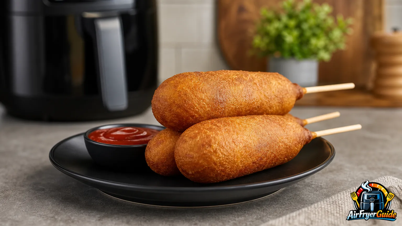 Corn Dogs im Airfryer