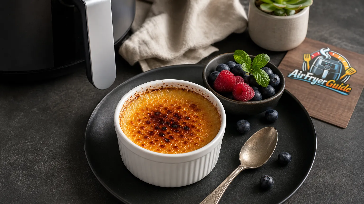 Crème Brûlée im Airfryer