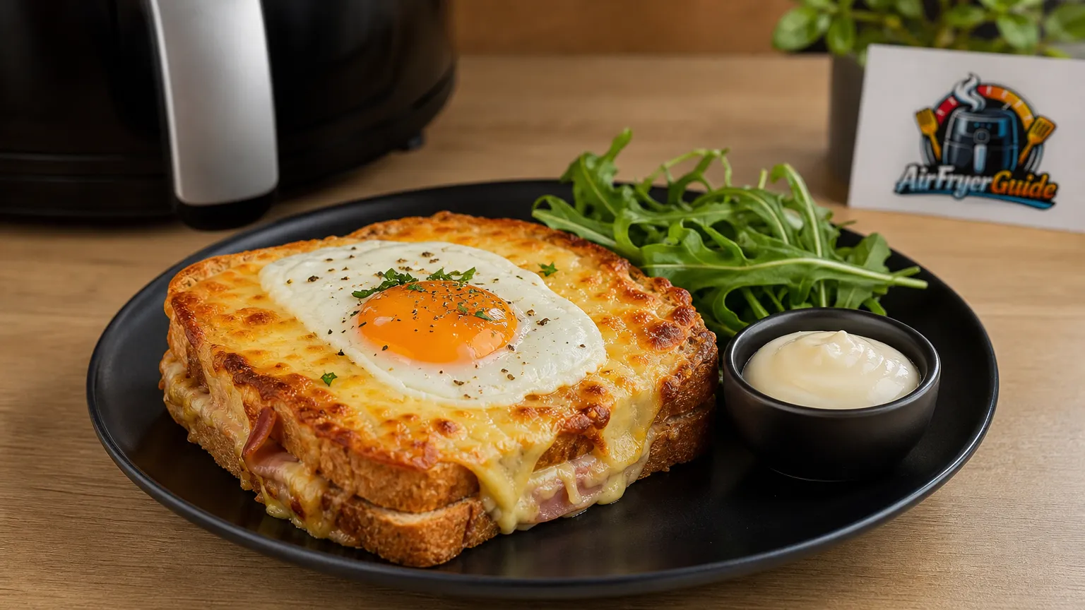 Croque Madame im Airfryer