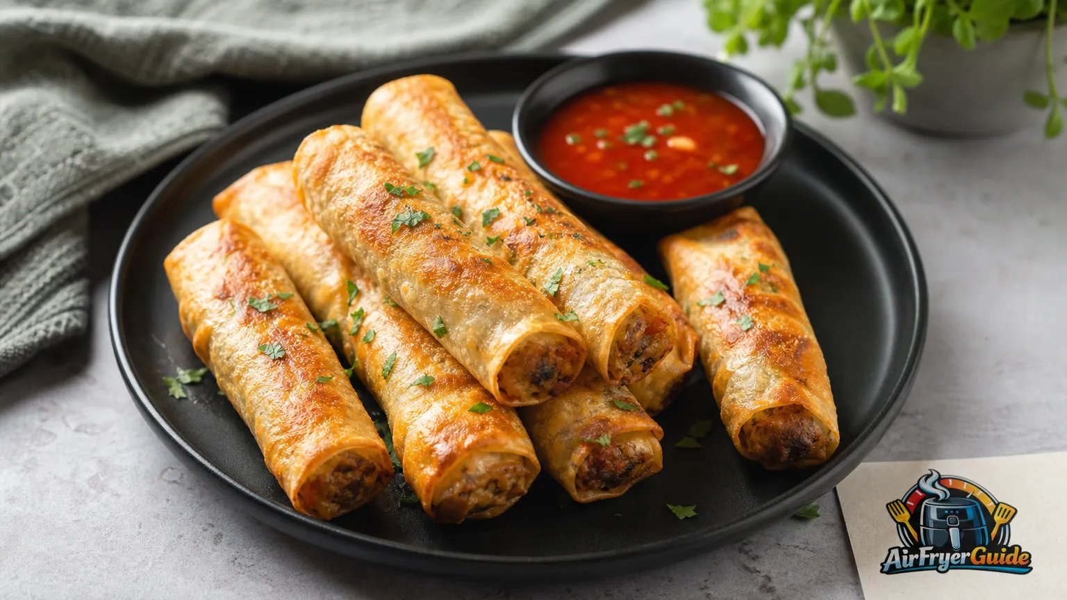 Crunchy Rolls im Airfryer
