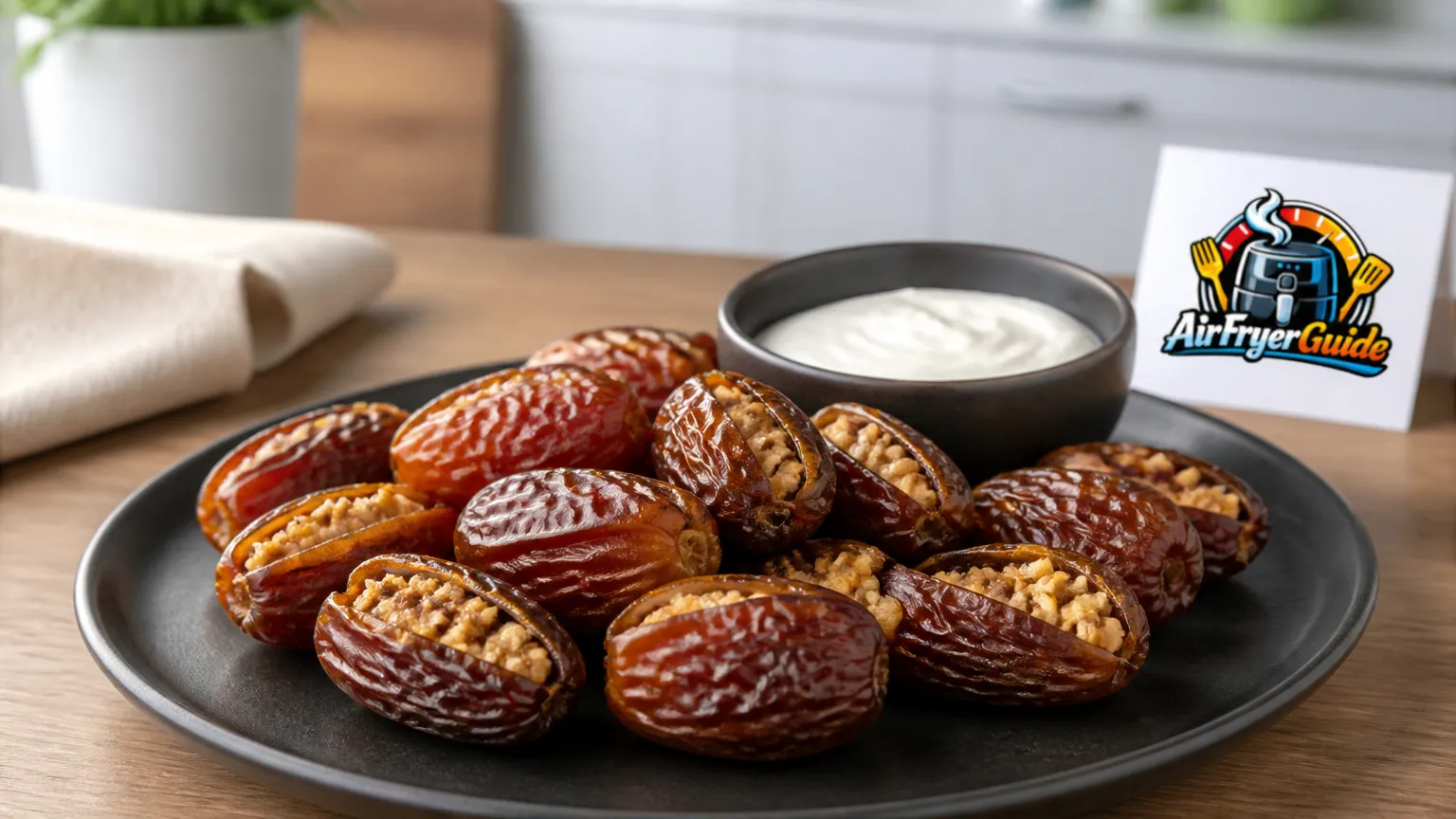 Dattel Snacks im Airfryer