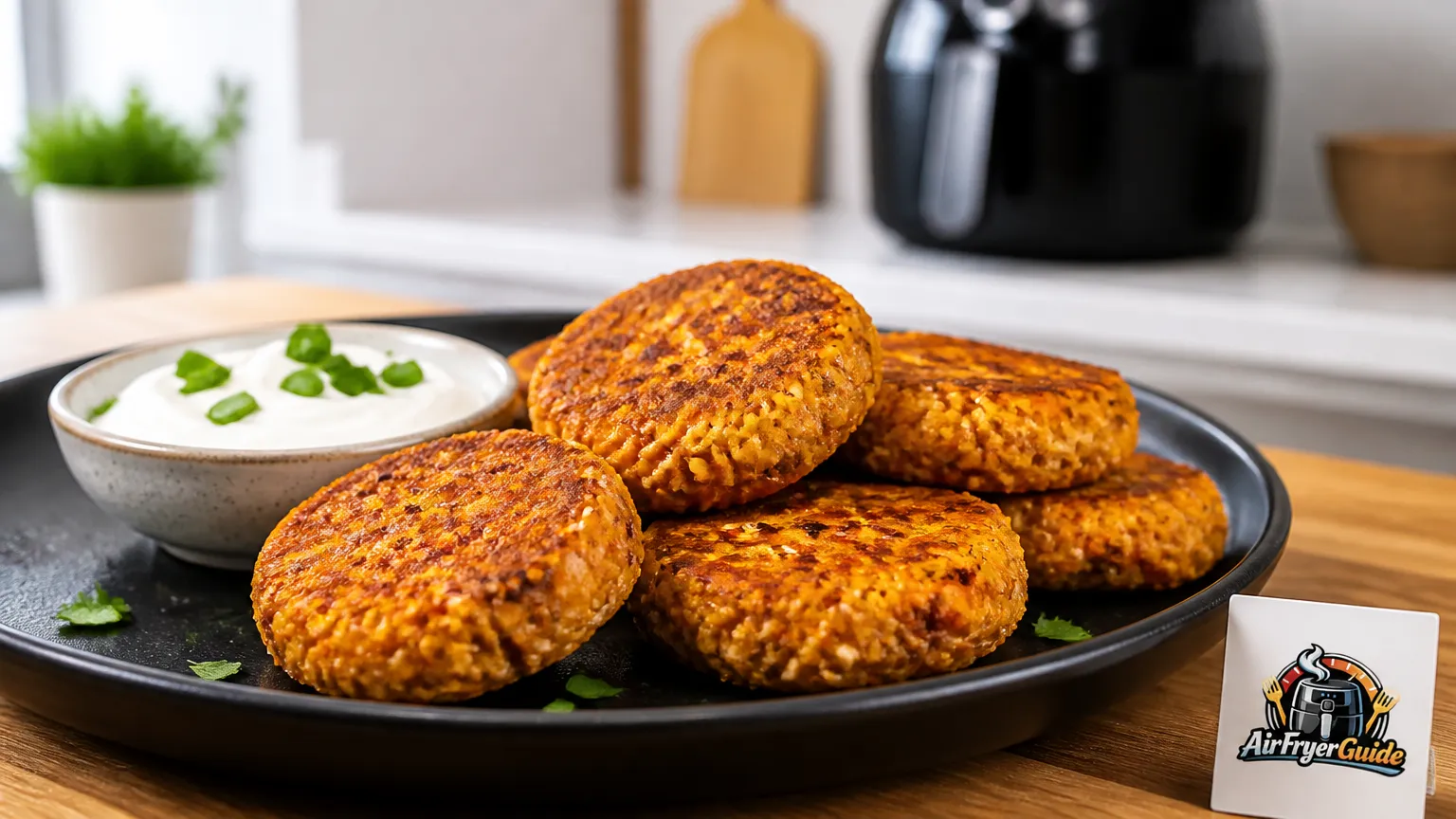 Dinkel Selfies mit Süßkartoffel im Airfryer