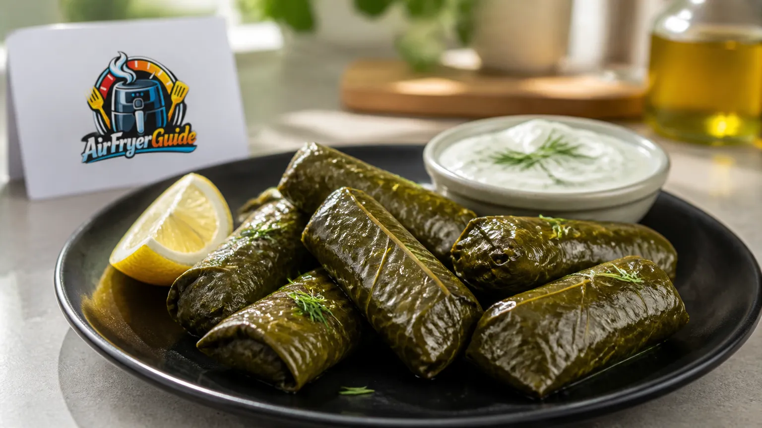 Dolmades aufwärmen im Airfryer