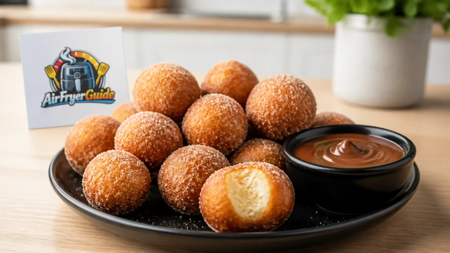 Donut Holes im Airfryer