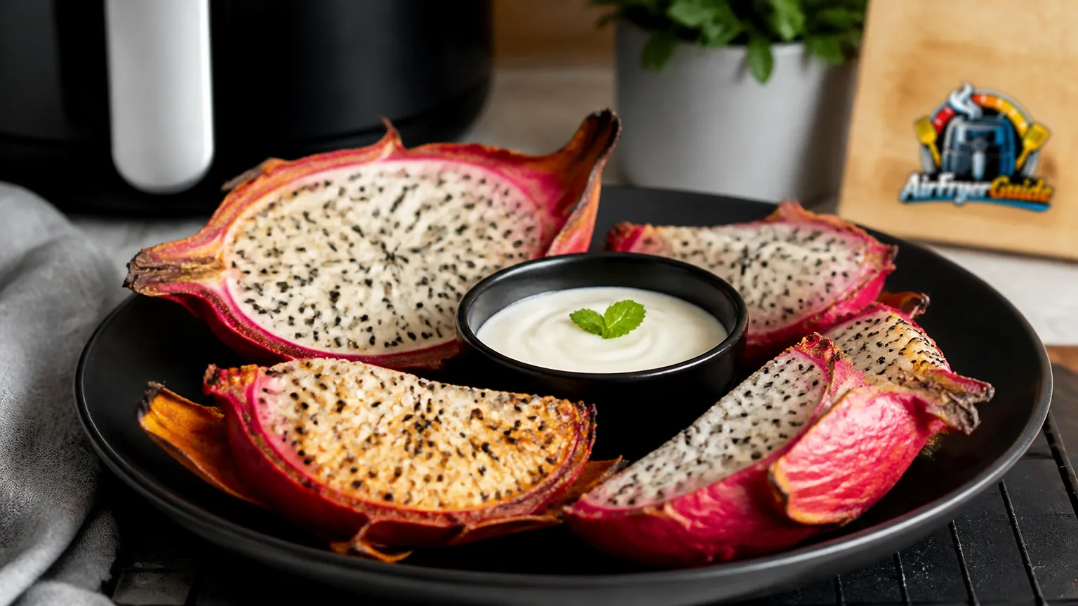 Drachenfrucht im Airfryer