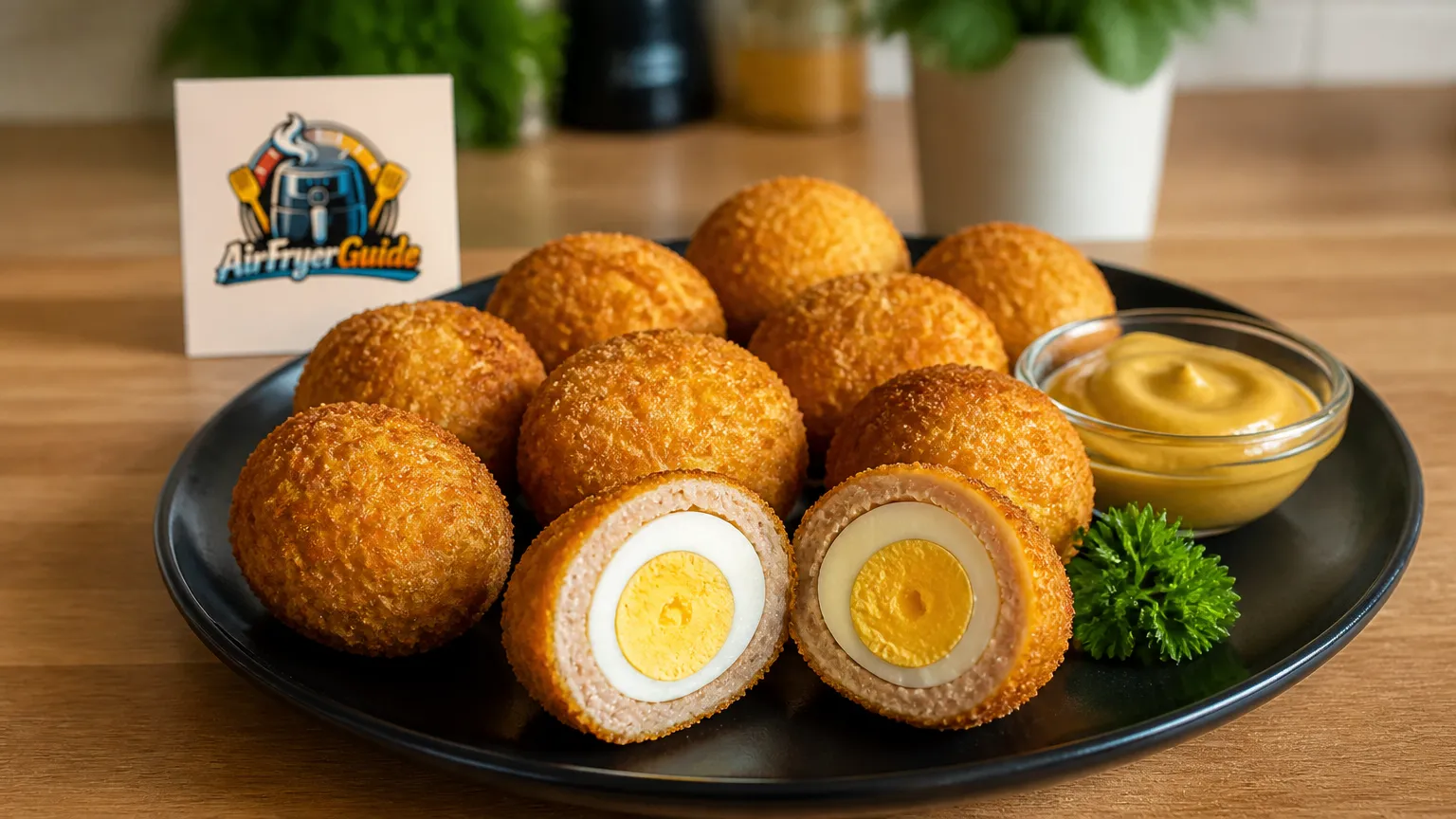 Eierbal (Kühlware) im Airfryer