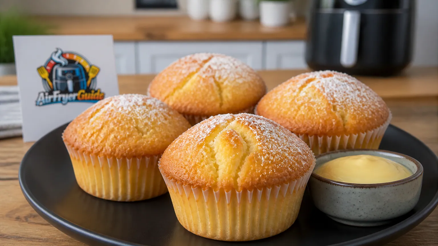 Eierlikör-Muffins im Airfryer