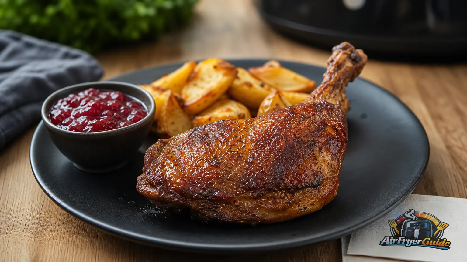 Entenkeule im Airfryer
