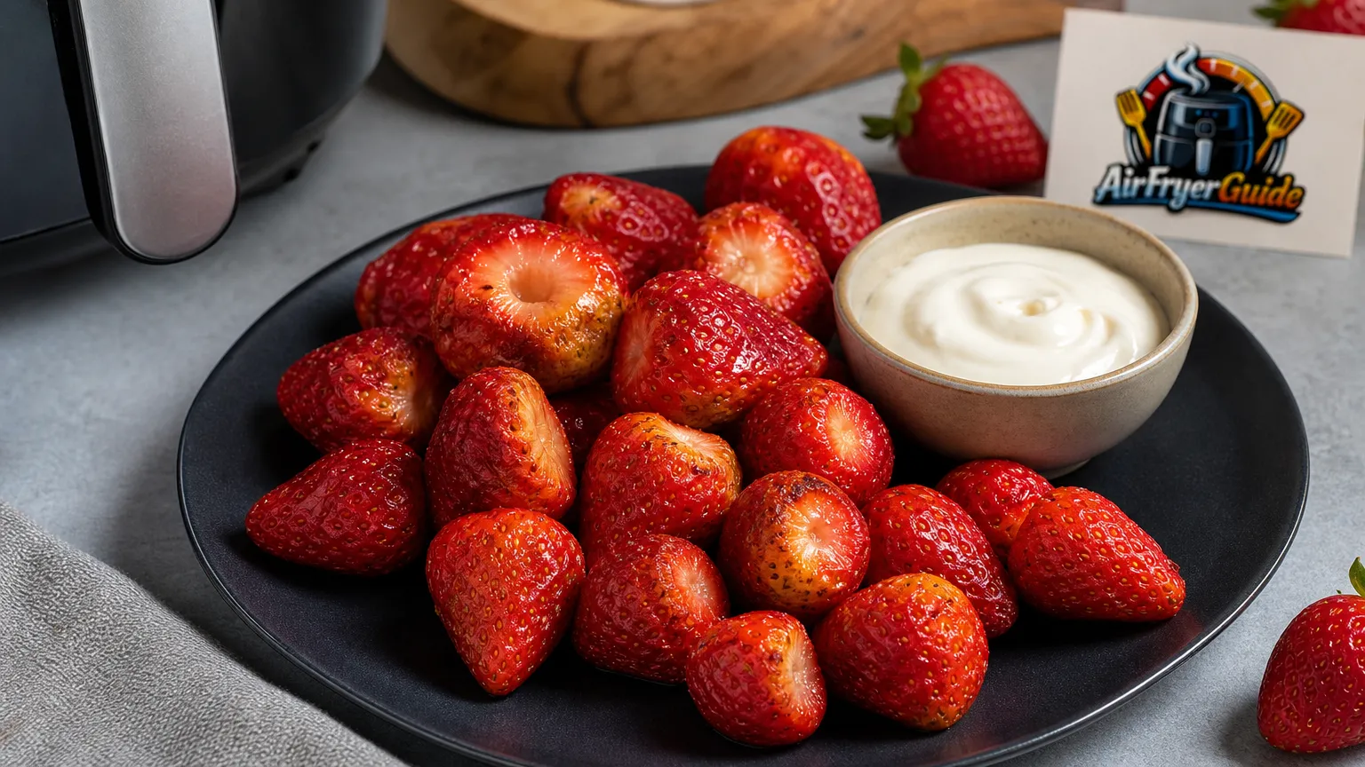 Erdbeeren (TK) im Airfryer