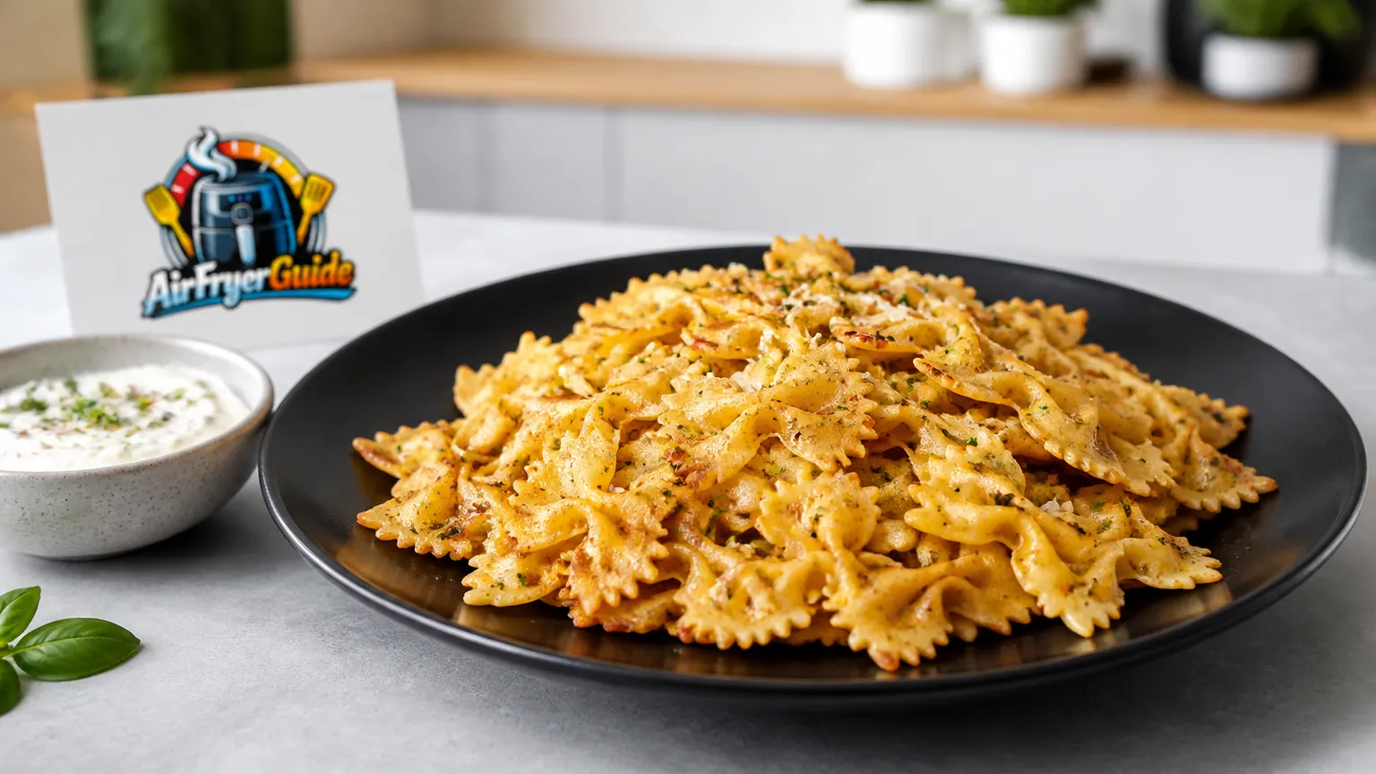 Farfalle aufwärmen im Airfryer