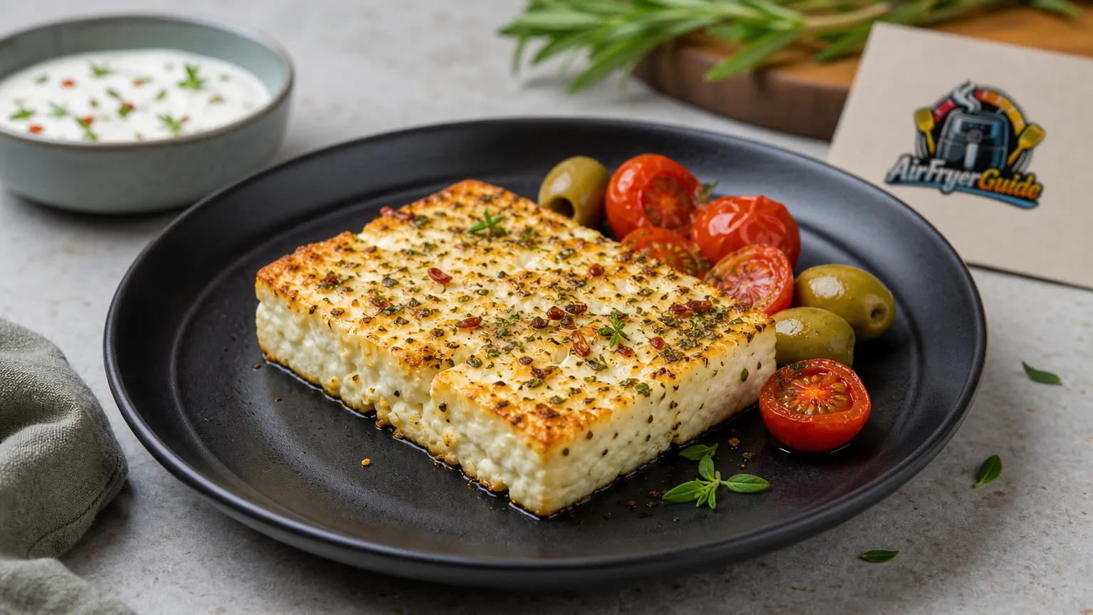 Baked Feta im Airfryer