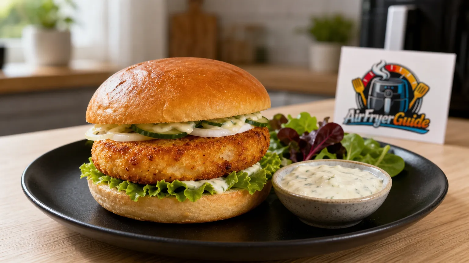 Fischburger im Airfryer