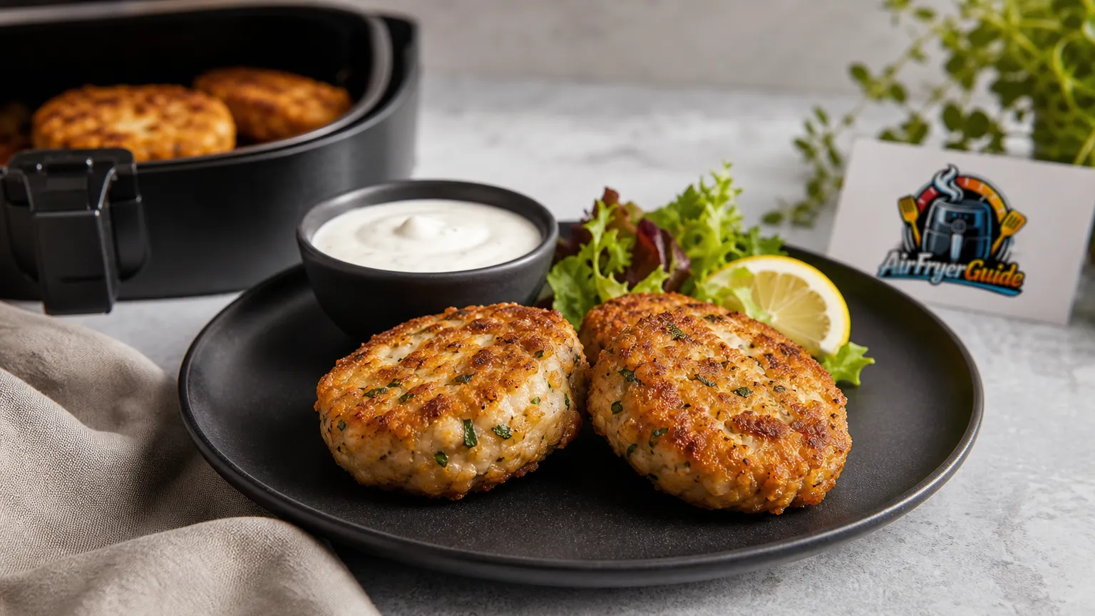 Fischfrikadellen im Airfryer