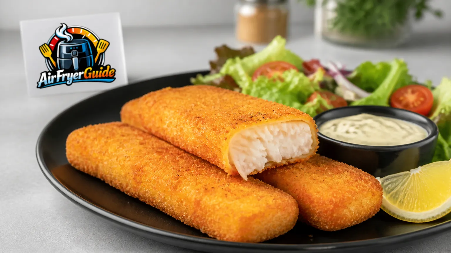 Fischstäbchen XXL im Airfryer