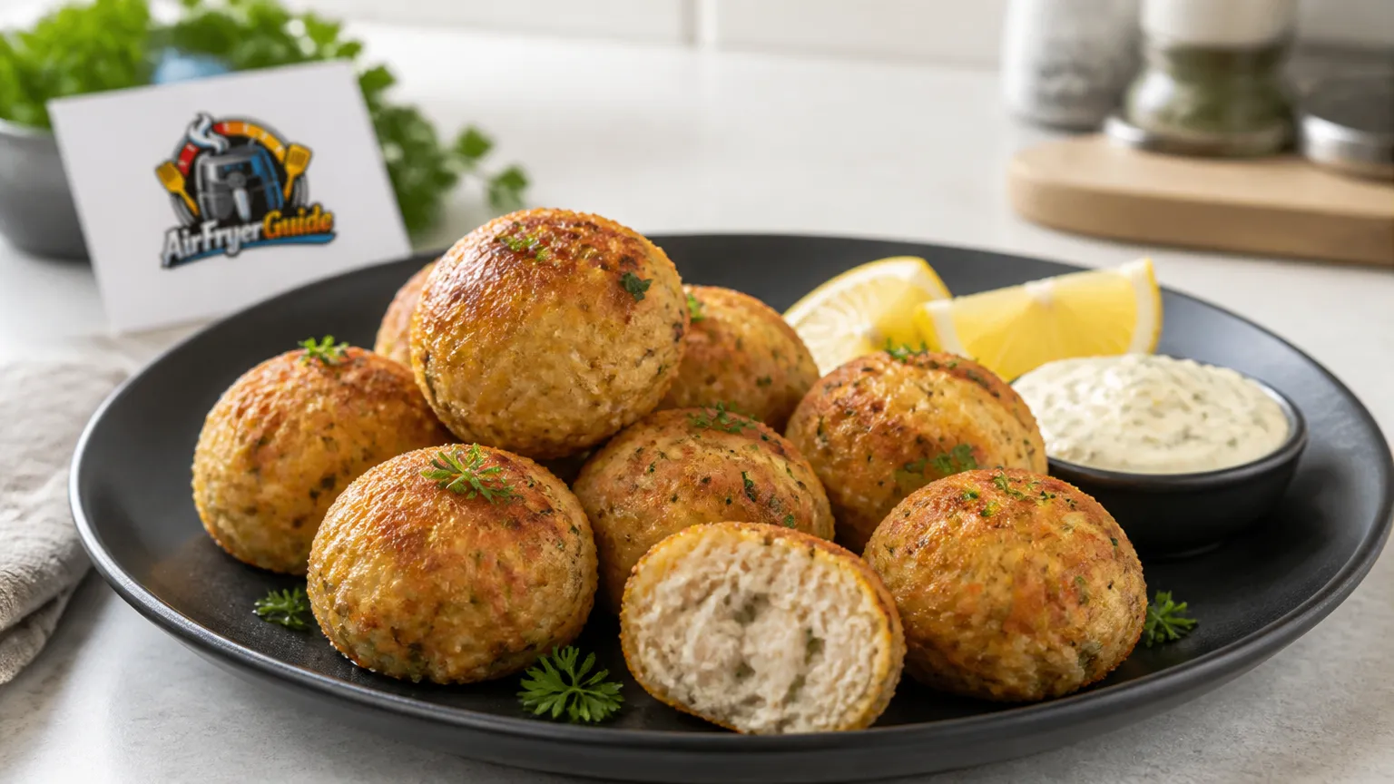 Fiskeboller im Airfryer