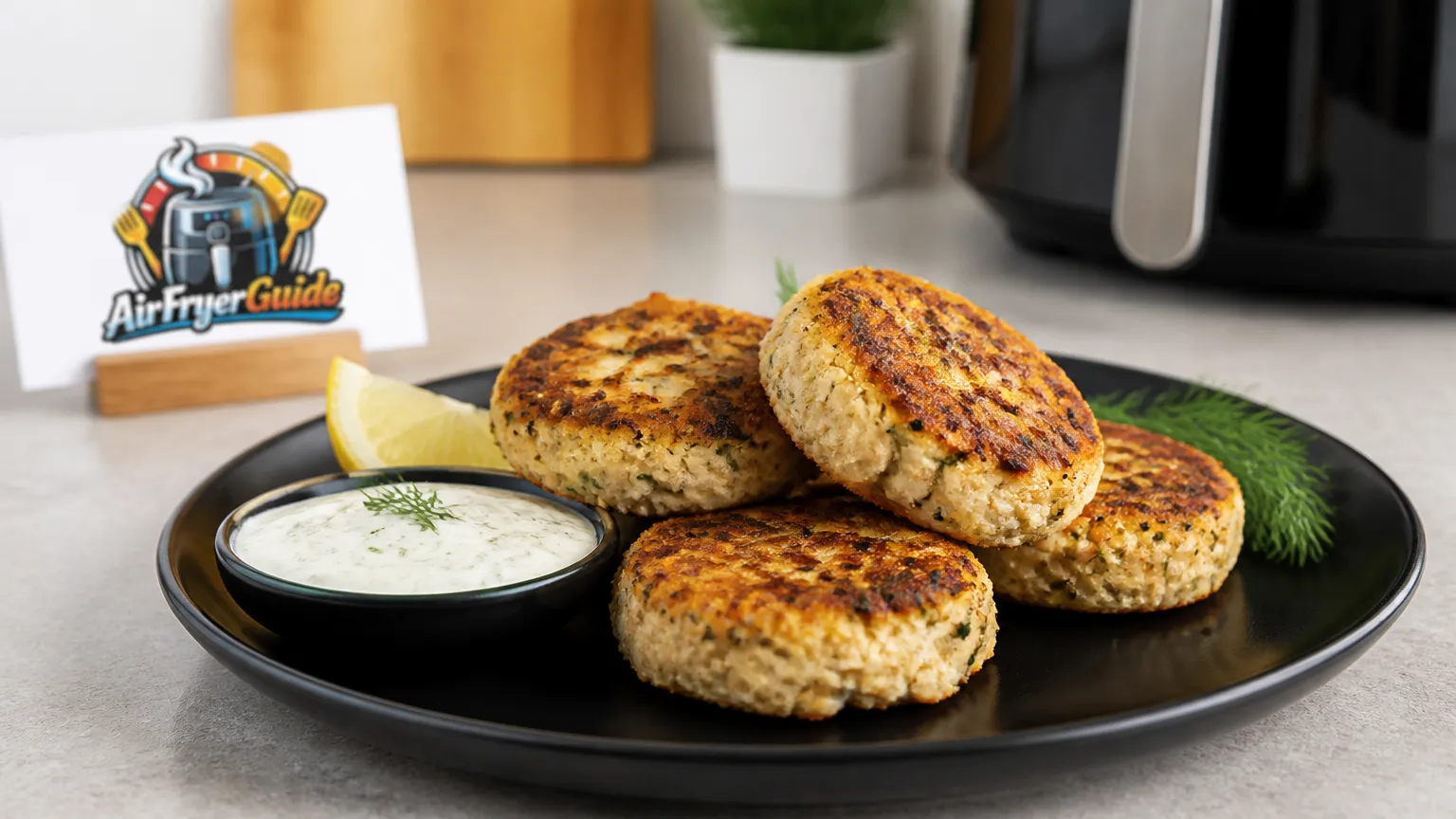 Fiskefrikadeller im Airfryer