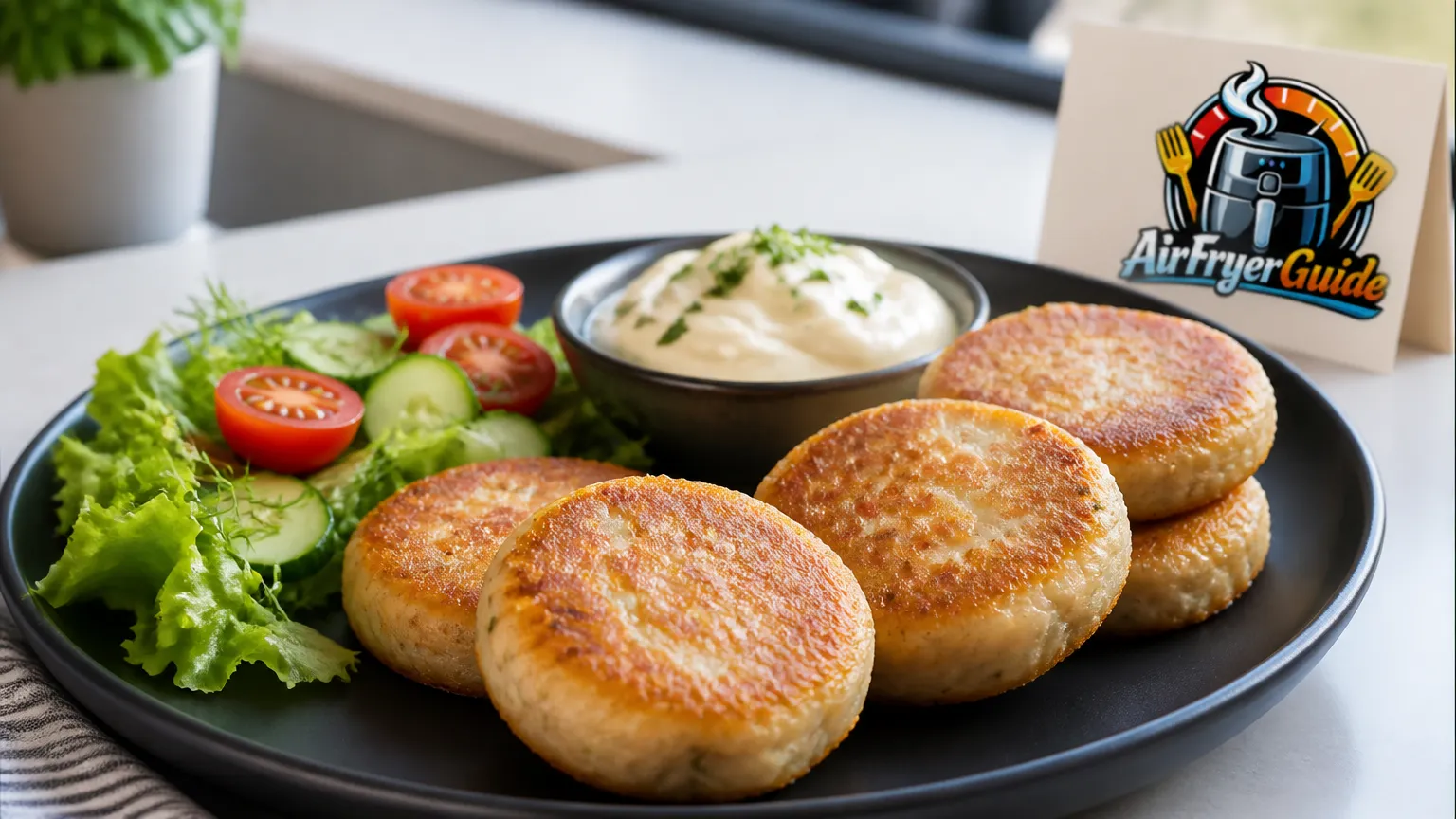 Fiskekaker im Airfryer