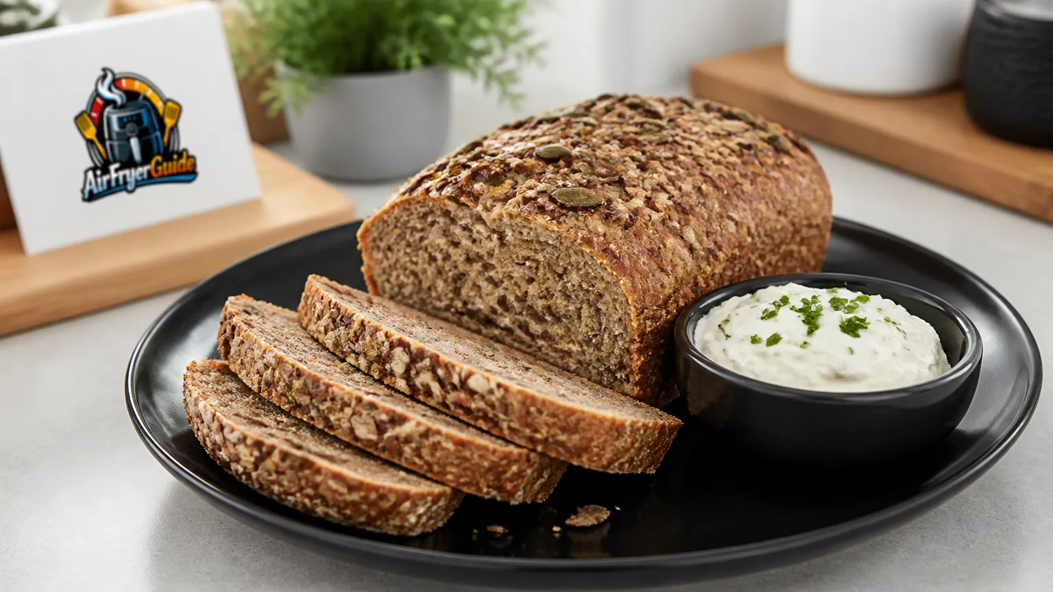 Fitnessbrot im Airfryer
