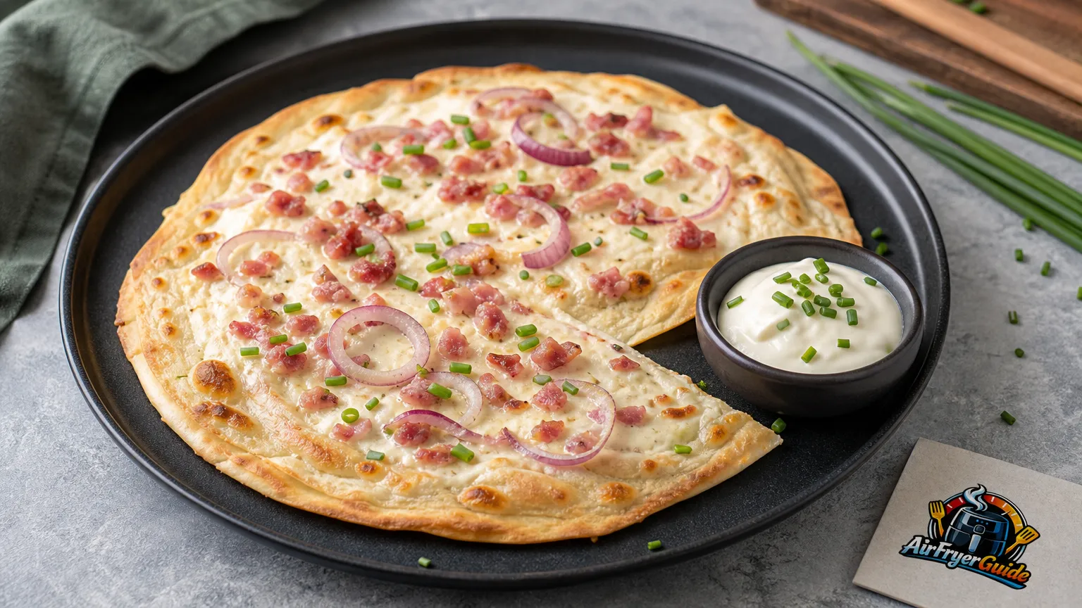 Flammkuchen im Airfryer