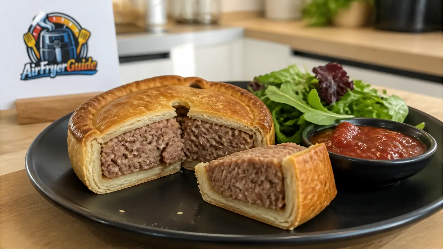 Fleisch Pastete im Airfryer