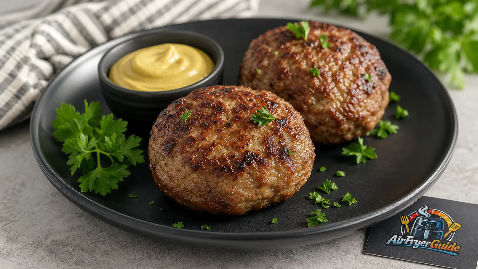 Fleischküchle im Airfryer