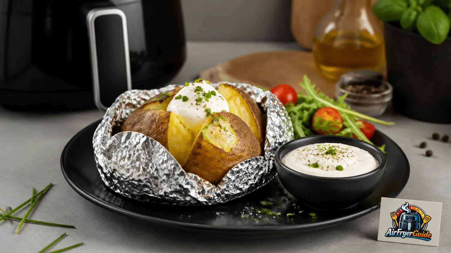 Folienkartoffel im Airfryer