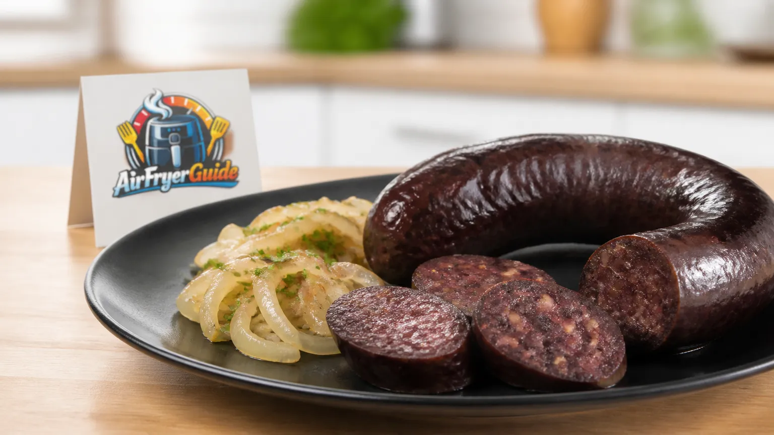 Französischer Boudin Noir (Kühlware) im Airfryer