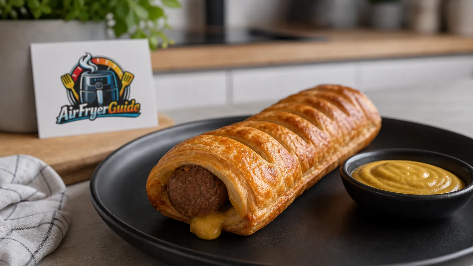 Frikandelbroodje im Airfryer