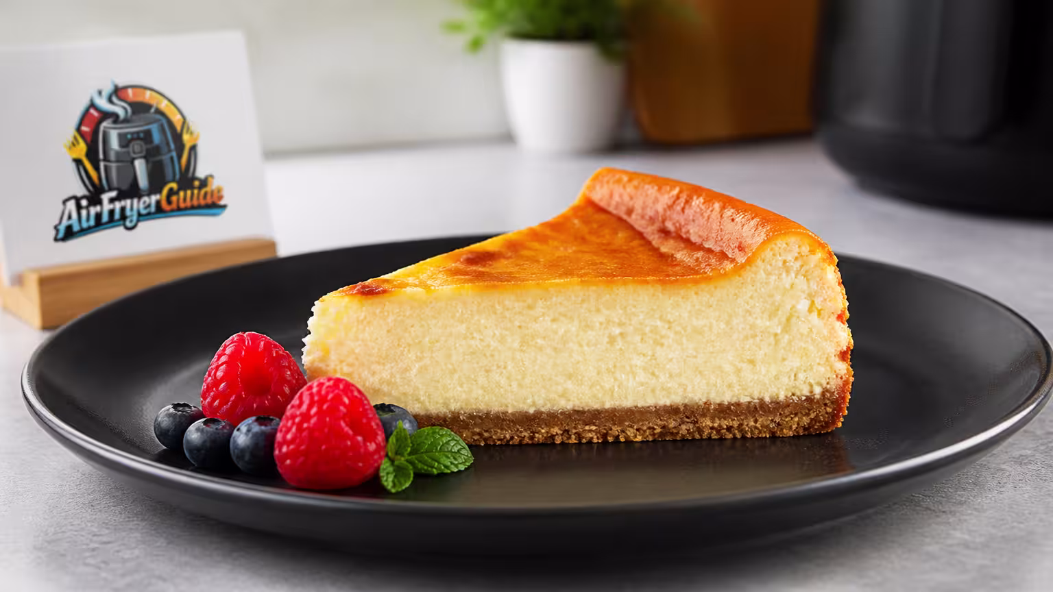 Frischkäsekuchen im Airfryer
