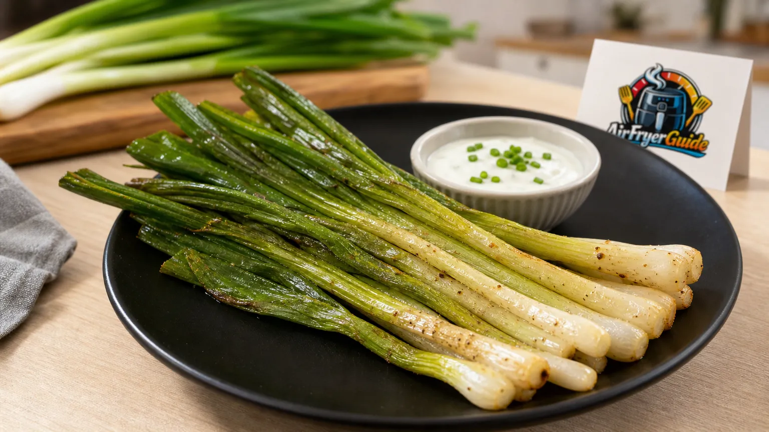 Frühlingszwiebel im Airfryer