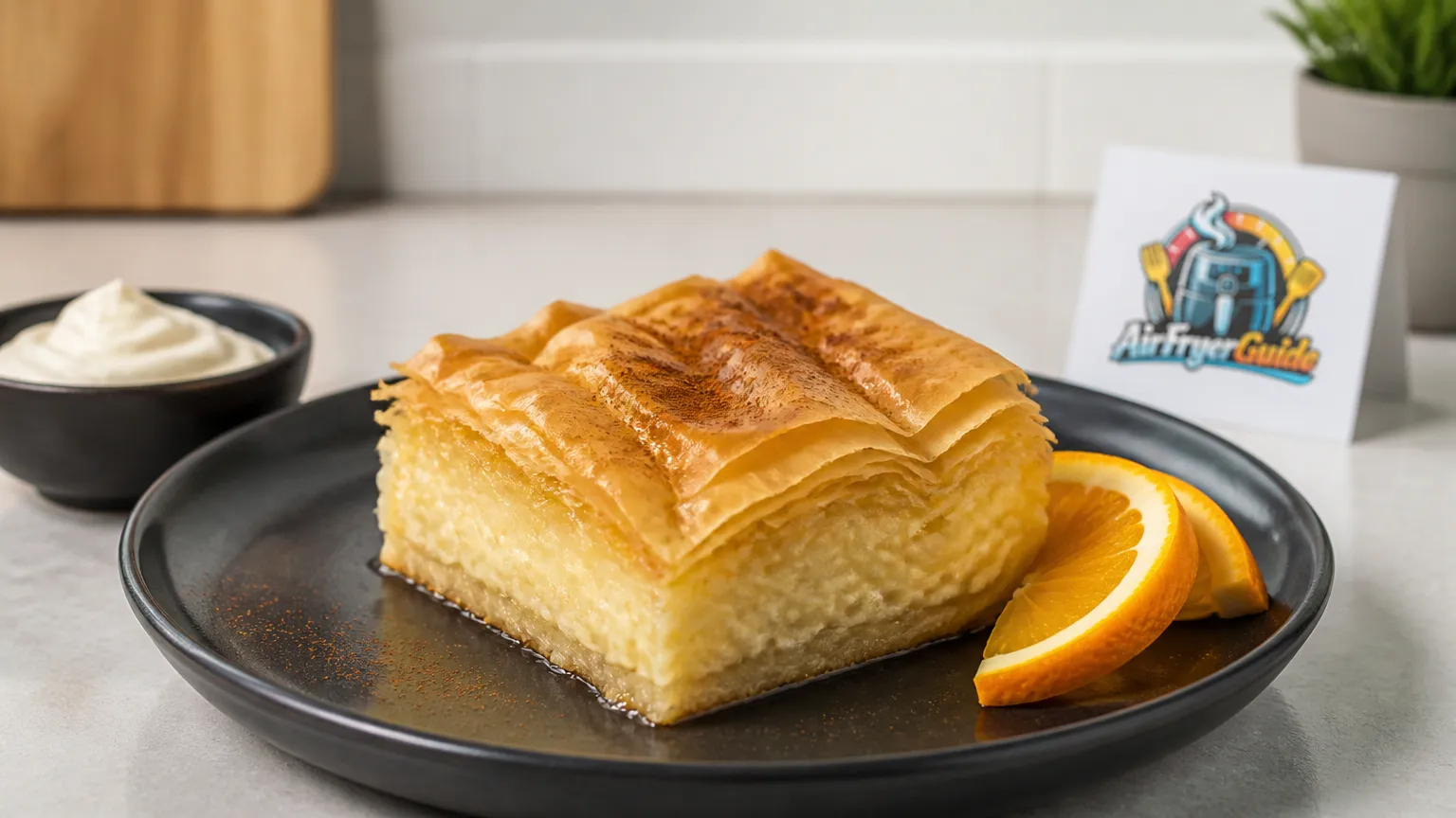 Galaktoboureko im Airfryer