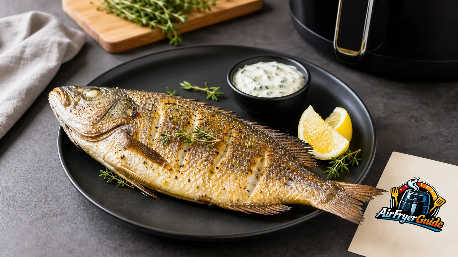Ganzer Fisch im Airfryer