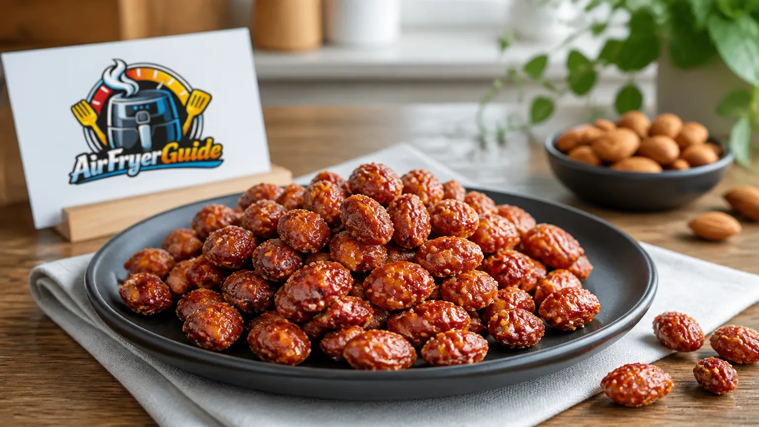 Gebrannte Mandeln im Airfryer