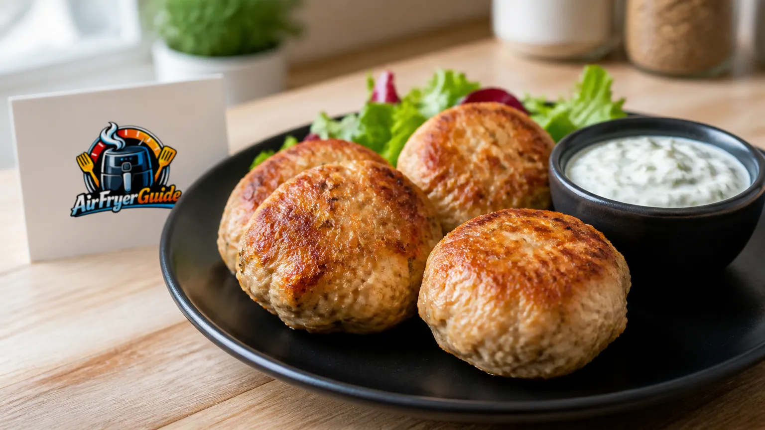 Geflügel Frikadellen im Airfryer