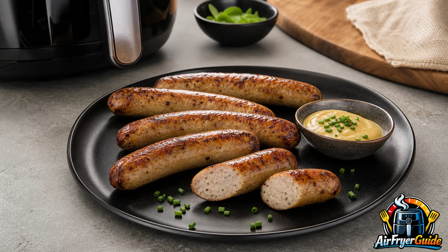 Geflügel Würstchen im Airfryer