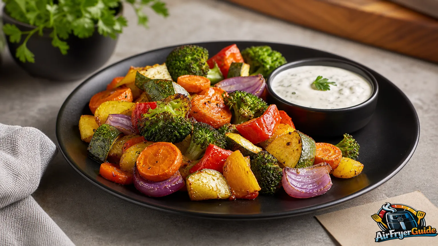 Mediterranes Ofengemüse im Airfryer