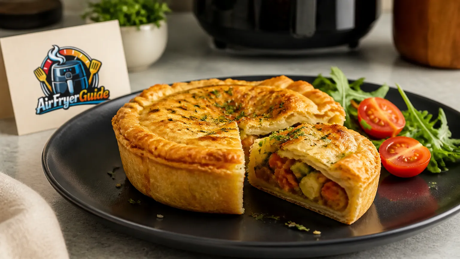 Gemüse Pastete im Airfryer