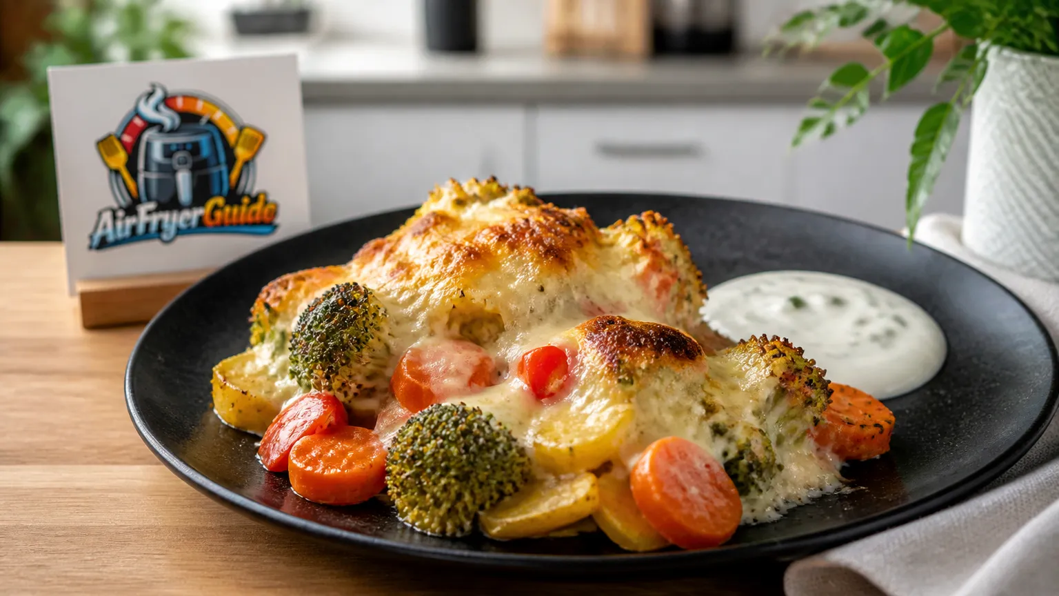 Gemüsegratin im Airfryer