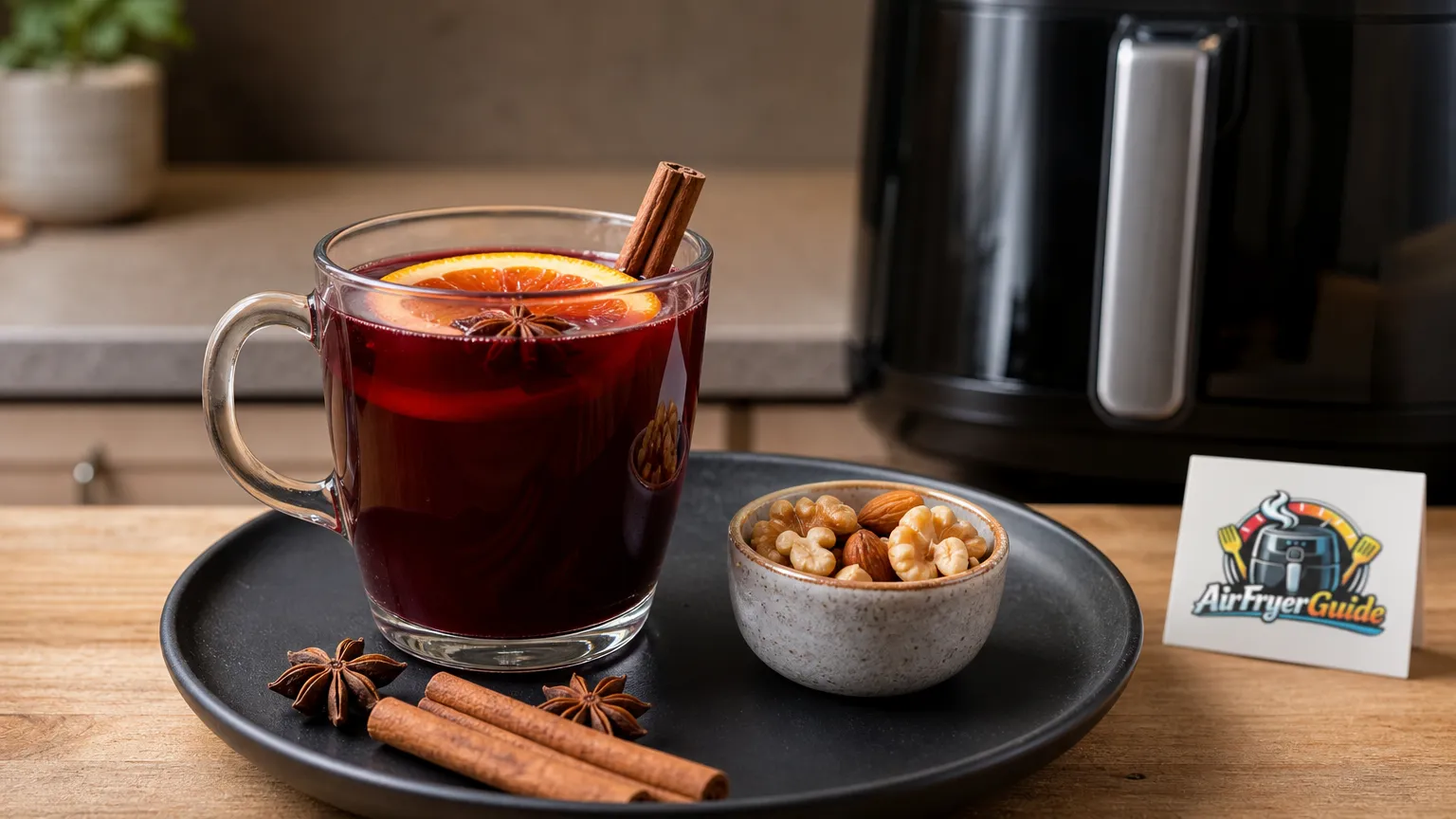 Glühwein aufwärmen im Airfryer