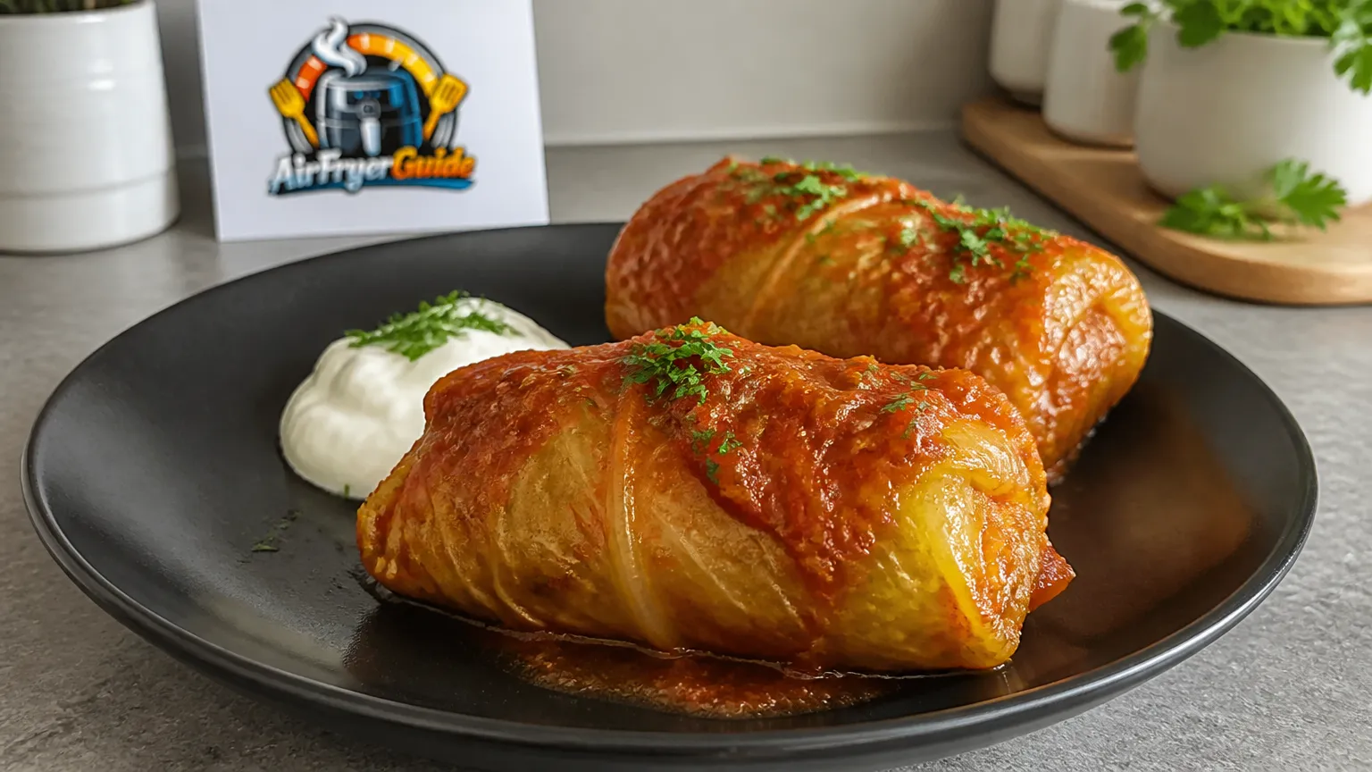 Gołąbki aufwärmen im Airfryer