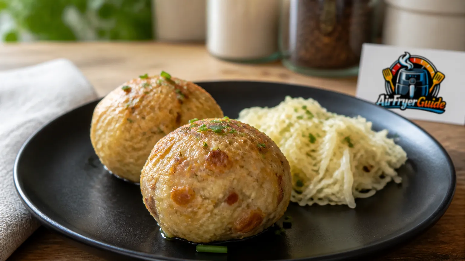 Grammelknödel im Airfryer