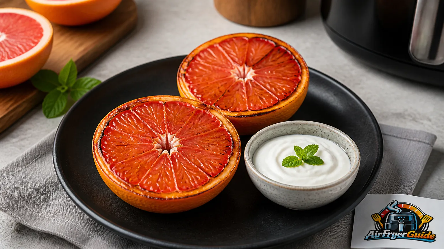 Grapefruit im Airfryer