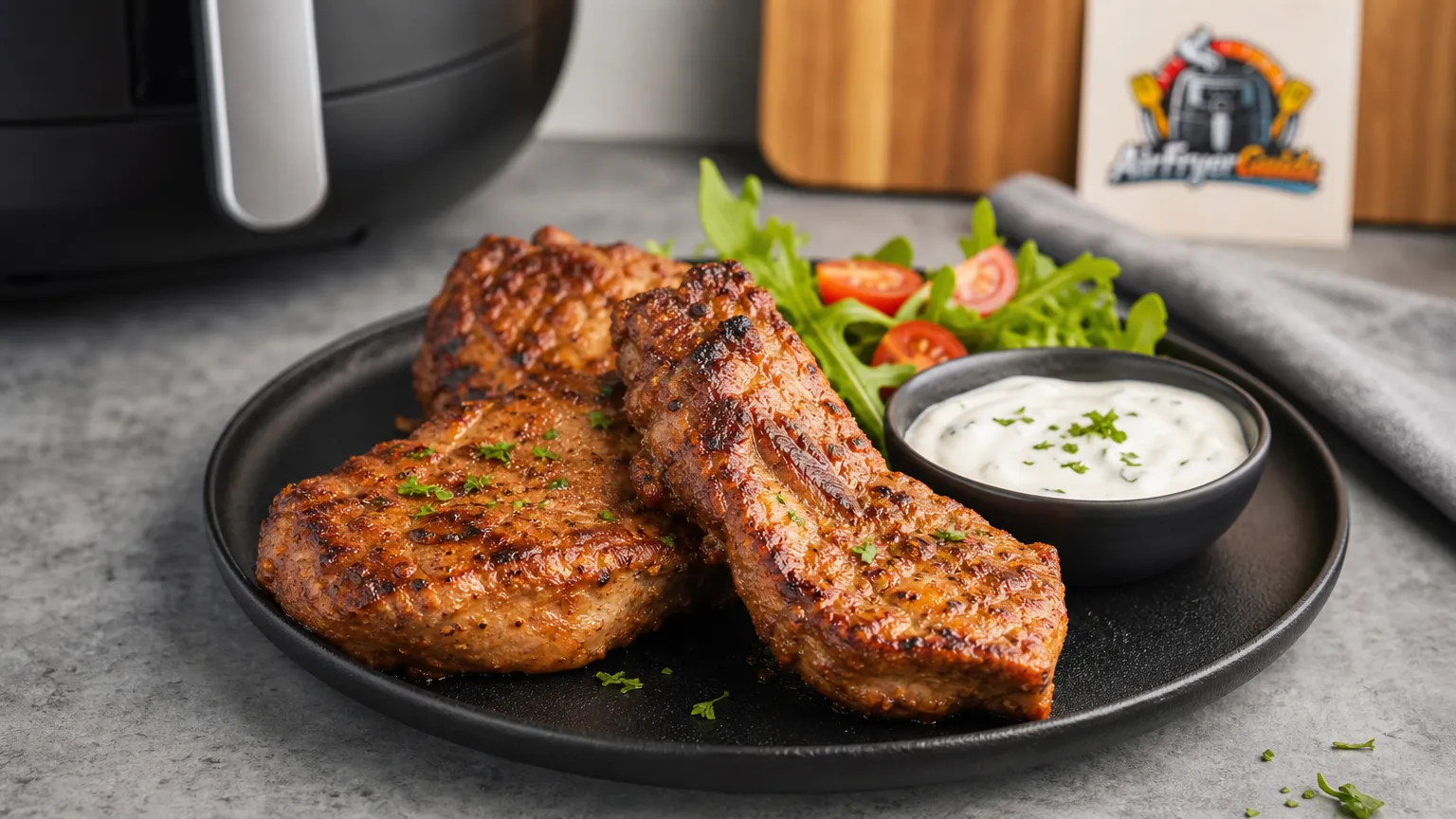 Grillfleisch im Airfryer