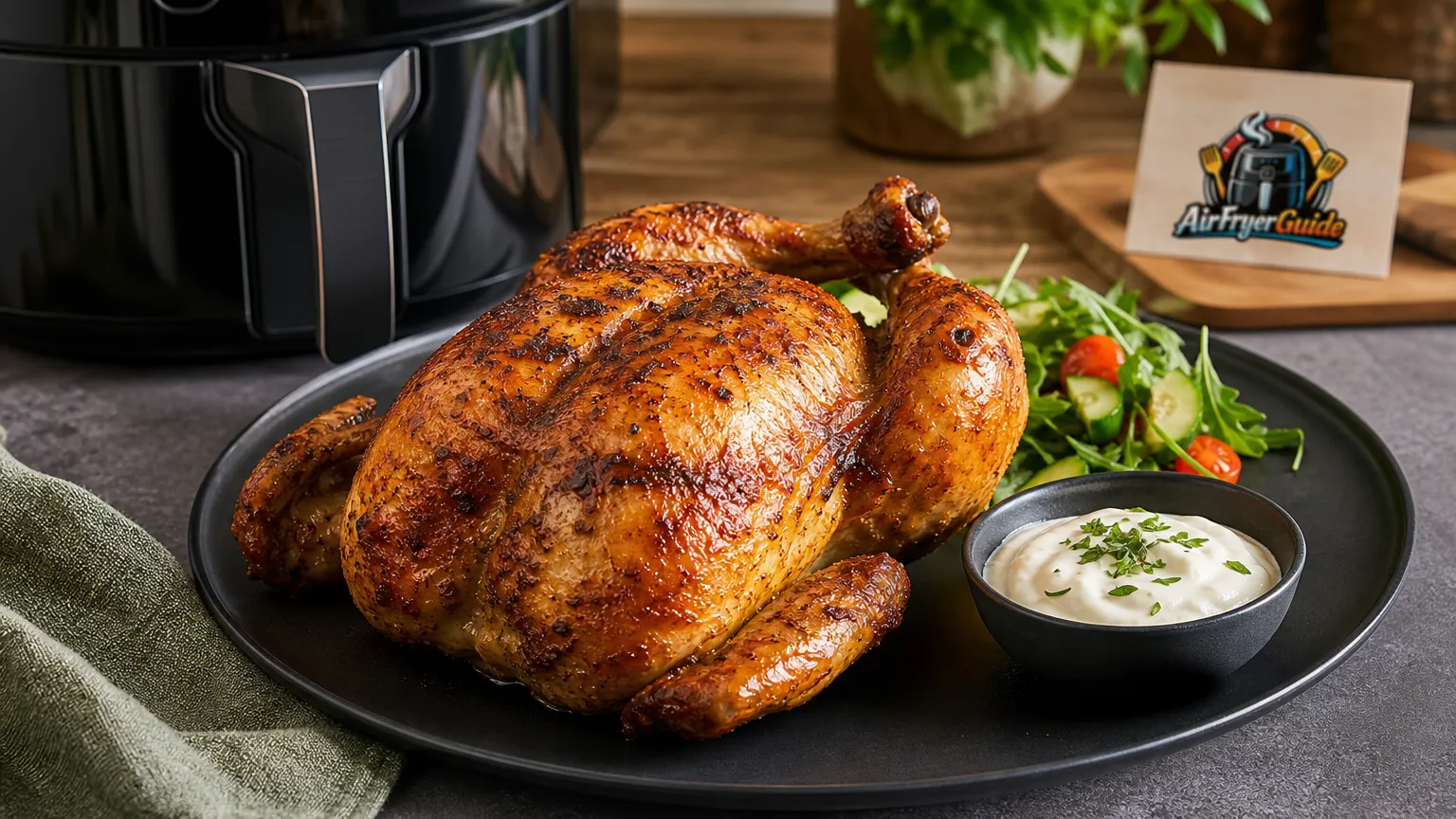 Brathähnchen im Airfryer