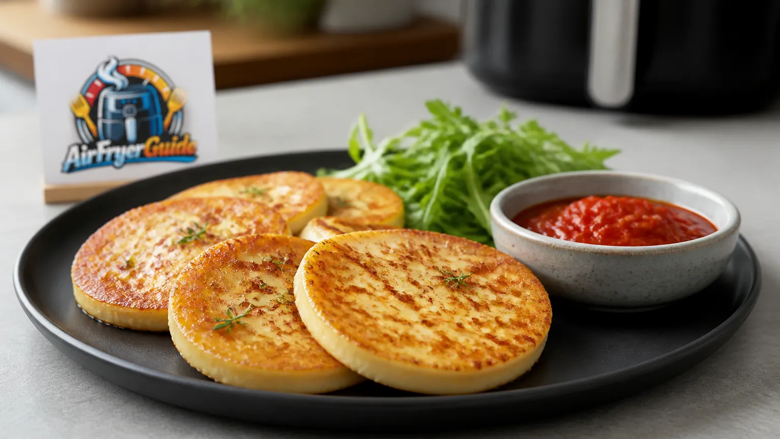 Grillkäse Taler im Airfryer
