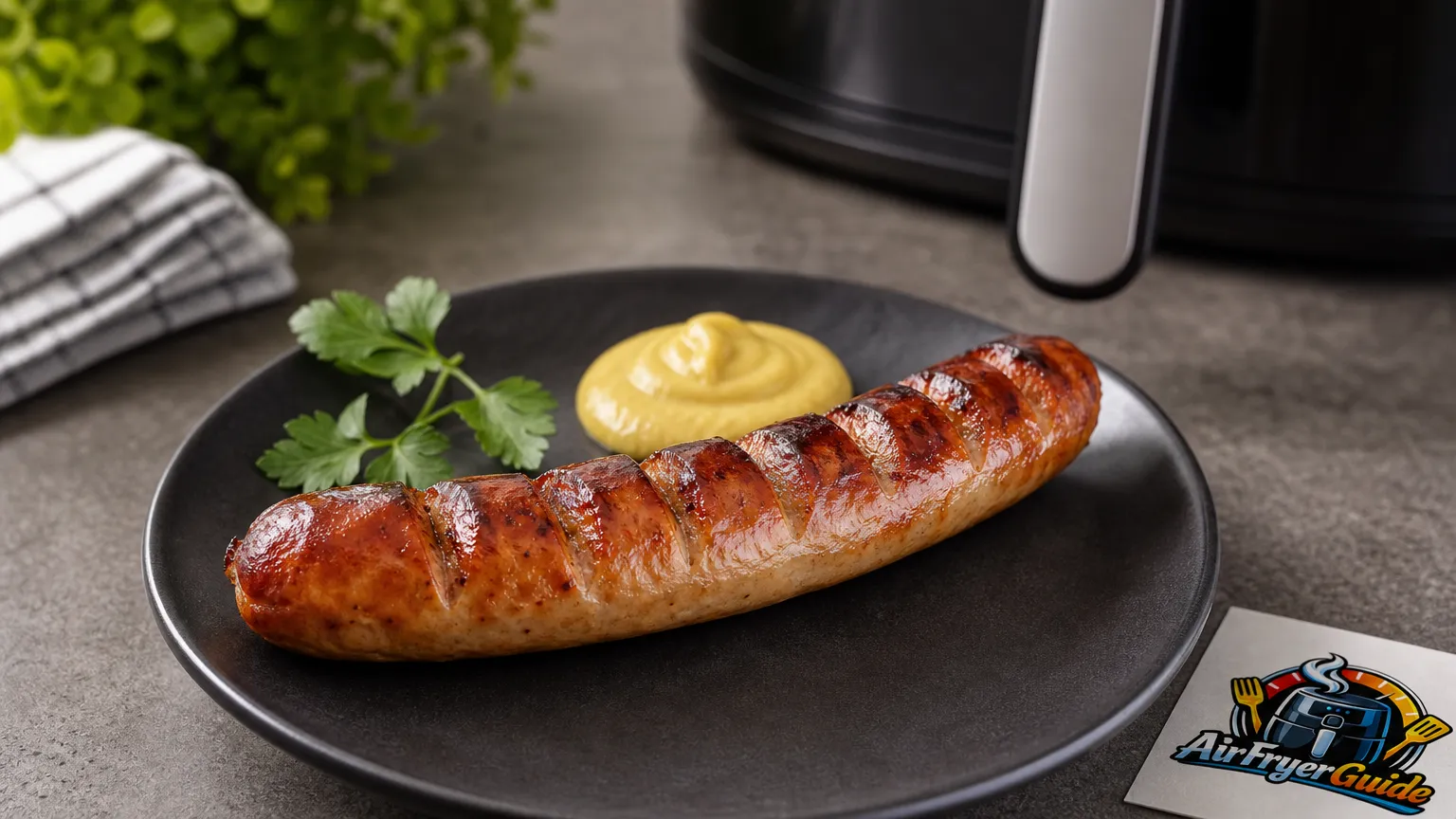 Grillwurst im Airfryer